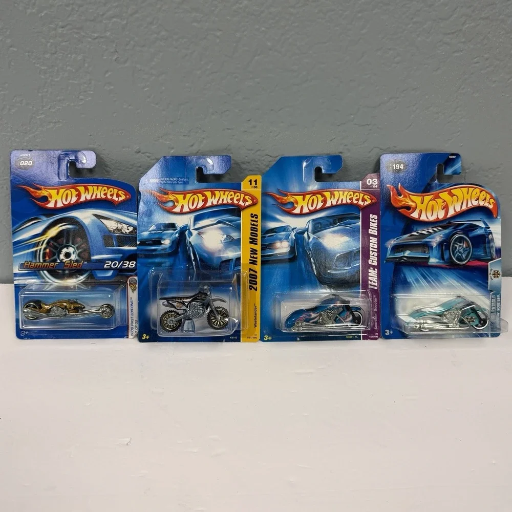 Hot Wheels Bent Cards Still Sealed Lot‎ Of 4 Various Models